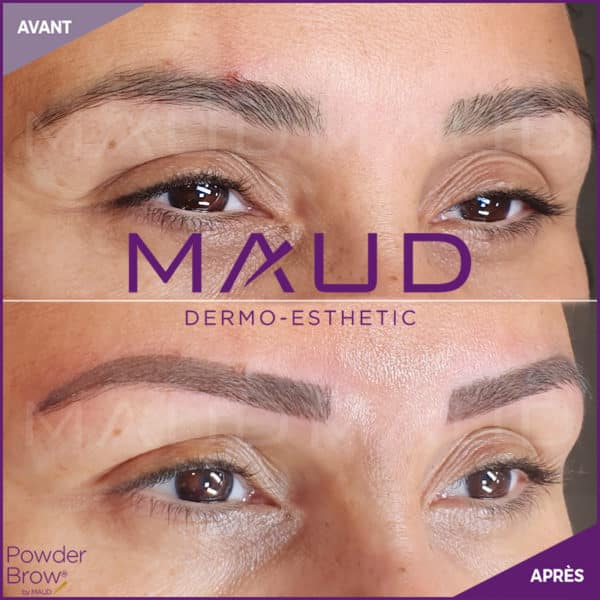 Maquillage Permanent Sourcils Avant Apr S Powder Brow Maud